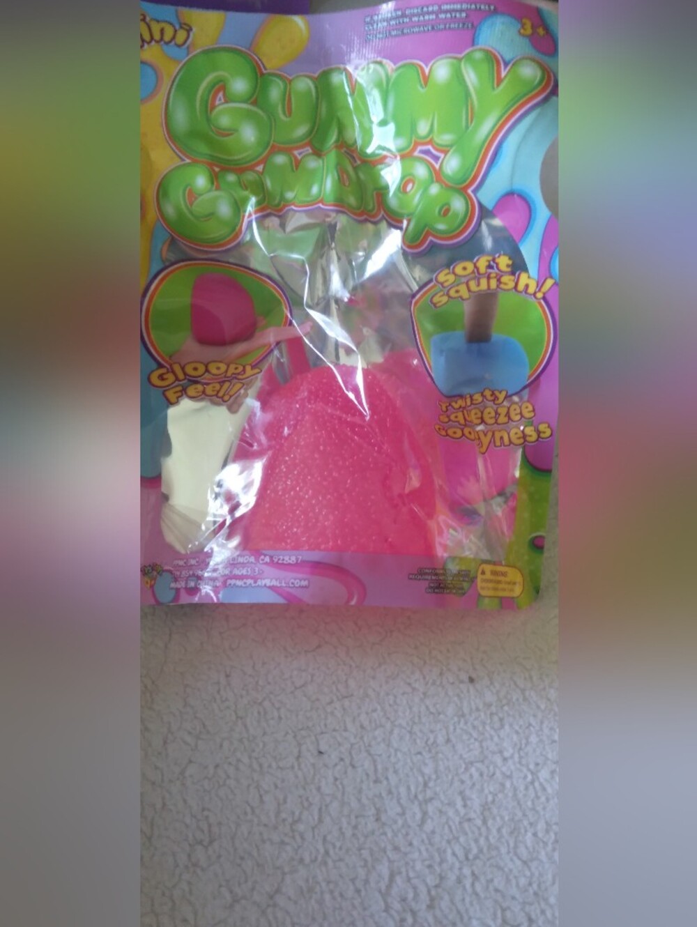 Pink Soft Squishy  GumDrop Kids Toy